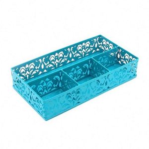 Porte-stylos en métal multifonctionnel à mailles métalliques, organisateur de bureau en métal, vente chaude - Product Image 1