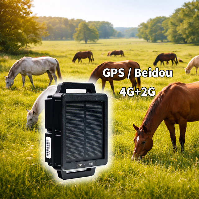 Cow Cattle Sheep Horse Farm Livestock Locating Customized Solar Powered GPS Tracking Device Anti-theft Solar GPS Tracker