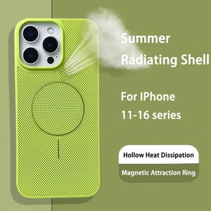 Nouvelle coque de téléphone portable de refroidissement magnétisé sans fil pour IPhone13 14 15 16Pro coque rigide en TPU PC pour Xiaomi 14 15Pro pour <span class=keywords><strong>HUAWEI</strong></span>.P70 - Product Image 6