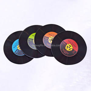 Sous-verre <span class=keywords><strong>cd</strong></span> en pvc souple d'usine solide avec logo imprimé pour promotionnel personnalisé - Product Image 1