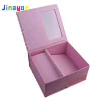 Boîtes cadeaux roses carrées et rectangulaires de luxe en gros, emballage en feuille d'aluminium de haute qualité, nœud papillon, ruban, gaufrage, boîtes rigides