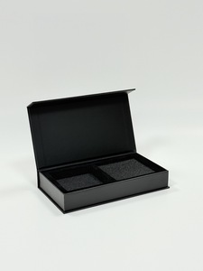 Scatola magnetica nera classica stampata con logo personalizzato per saloni di bellezza scatola di carta <span class=keywords><strong>VIP</strong></span> per il numero del centro SPA - Product Image 4