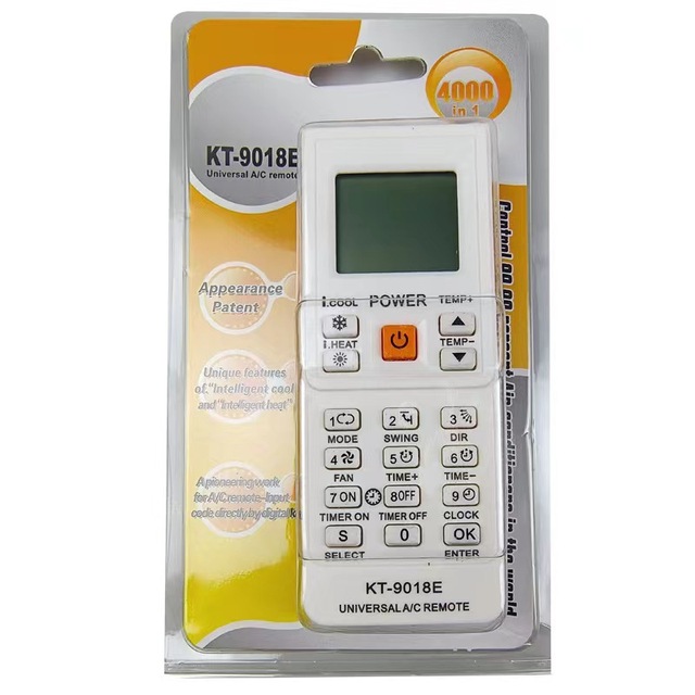 A/C AC Remote Control Air Conditioner Universal Remote Control KT-9018E