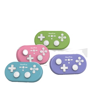 Hall Joystick ile altı eksenli Shanwan Q37 PRO <span class=keywords><strong>Mini</strong></span> Gamepad mikro anahtarı PS4 Android IOS PC için kablosuz oyun denetleyicisi - Product Image 6