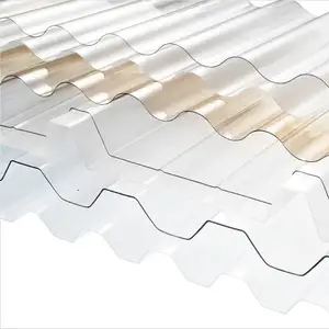 नालीदार Polycarbonate चादरें मजबूत प्रतिरोध पीसी पैनलों कीमत छत के निर्माण के लिए ग्रीनहाउस सूरज कमरे विरोधी धूल