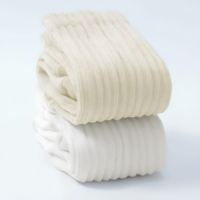 Chaussettes amples personnalisées en coton premium, à côtes verticales, empilables, tricotées pour femmes, style vintage décontracté et urbain