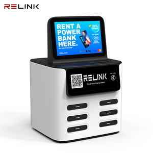 ตู้ชาร์จโทรศัพท์มือถือแบบเชื่อมต่อใหม่ สถานีเช่าพาวเวอร์แบงค์ NFC ระบบ POS สำหรับเช่าพาวเวอร์แบงค์ - Product Image 1