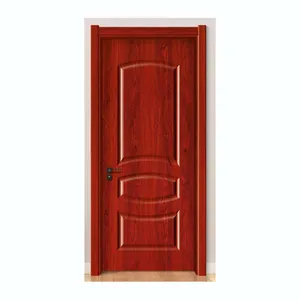 China supplier Modern Design Soundproof Hotel Door Internal Bedroom Waterproof PVC Solid Interior Wooden Doors For Room