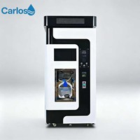 Máquina expendedora de agua de autoservicio para vecindarios, sistema completo de purificación de agua, gabinete vertical para ubicaciones públicas