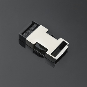 Side Release Buckle Metal Adjustable Bag Accessory Silver Black Durable For <b>Backpack</b> Waist Belt Shoulder <b>Strap</b> - Product Image 2