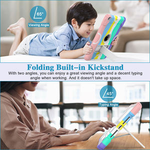 ที่กําหนดเองสีAnti-Dropซิลิโคน + Hard PCสําหรับiPad 10.2 9th Gen 2019/2020/2021 สําหรับหญิงผู้<span class=keywords><strong>หญิง</strong></span> - Product Image 5