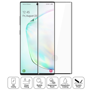 2.5D Transparent Incurvé Mobile Protecteur D'écran En Verre Trempé 9H pour <span class=keywords><strong>Samsung</strong></span> <span class=keywords><strong>Galaxy</strong></span> Note 10 <span class=keywords><strong>Plus</strong></span> Téléphone - Product Image 1