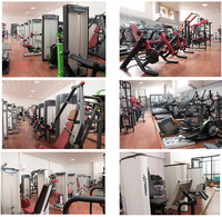 Station de musculation multifonctionnelle professionnelle à 3 postes pour entraînement de force en intérieur – Équipement de fitness