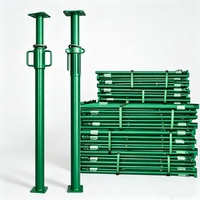 Puntal de Apuntalamiento de Alta Resistencia Q235 Galvanizado para Construcción, Soporte Ajustable de Acero para Encofrado de Losas