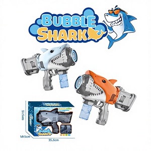 Pistolet à bulles automatique d'extérieur Concord Shark Toys, 13 trous, en plastique ABS, pour enfants de 5 à 7 ans - Product Image 3