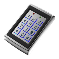 Système de contrôle d'accès autonome 125KHz Vision nocturne Support de clavier en métal étanche Contrôleur d'accès personnalisable OEM