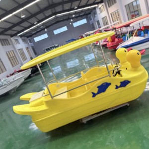 Bote Eléctrico <span class=keywords><strong>de</strong></span> Plástico para Exteriores con Recorrido Acuático, Bote Eléctrico <span class=keywords><strong>de</strong></span> Pato Amarillo <span class=keywords><strong>de</strong></span> Alta Calidad con Dos Baterías en Venta - Product Image 5