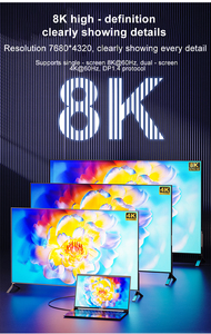 40g tốc độ cao A392-3 Thunderbolt 4 cáp bện cặp xoắn nam-to-nam Loại C 8K 240W HD USB Màn hình khuếch đại MP3 - Product Image 6