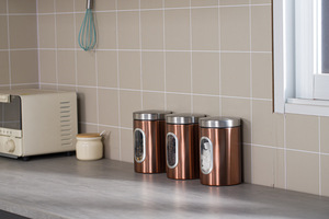 Tarro de almacenamiento de alimentos de azúcar, contenedor de almacenamiento hermético, recipiente de té y café de acero inoxidable, juegos de recipientes para cocina casera - Product Image 4