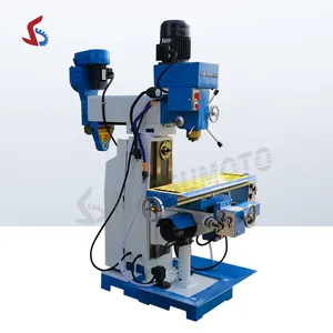 Manual Gear Head 3 Axis Dro Vertical Mill Drill Drilling And Milling Machine Price Zx7550cw