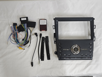 Écran de lecteur DVD radio 9 pouces pour Ford Fusion Mondeo 2013-2019, module de commande au volant, infodivertissement, commande vocale Siri, capacitif