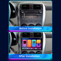 Android 2 Din Car Radio GPS Navigation DVD Player Carplay Dashboard Multimedia Toyota Corolla TS18 8259 8667 Garantie 1 an