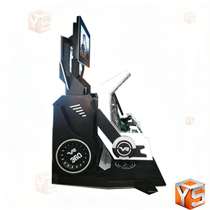 เครื่องเล่นจำลองภาพยนตร์ VR รถไฟเหาะหมุนได้ 360 องศา 9 มิติ พร้อมระบบเสมือนจริง ณ สวนสนุก ZDYS - Product Image 1