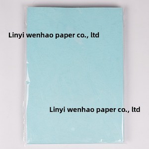 Nouvelles du printemps : Papier A4, 100 feuilles/paquet, reliure rectangulaire, emballage <span class=keywords><strong>en</strong></span> sachet, motif grain de cuir, pour loisirs créatifs et bricolage pour enfants - Product Image 4