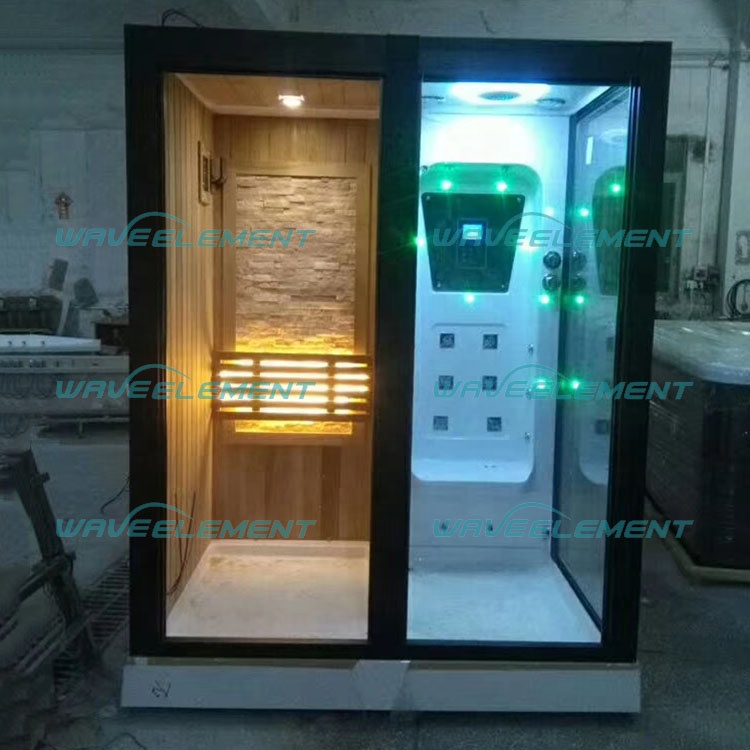 sauna steam cabin/ sauna wet steam room/ computer steam sauna room