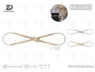 Catena Elastica da Donna in Lega d'Acciaio Placcata Oro con Diamanti, Elegante per Uso Quotidiano - Product Image 3