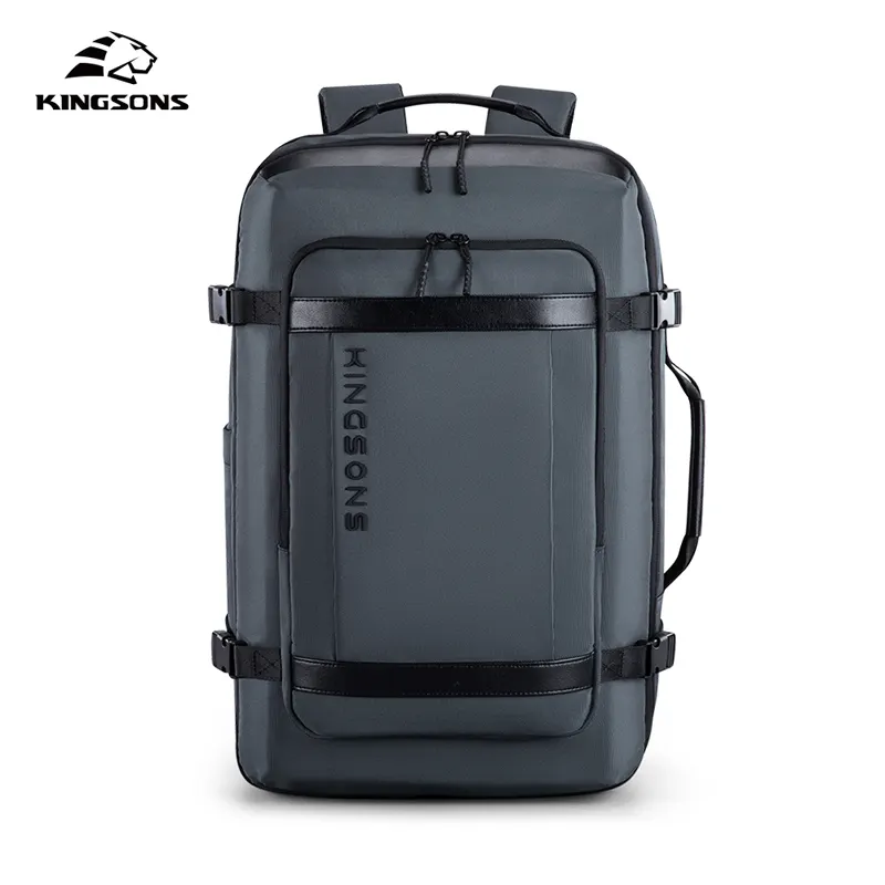 Kingsons new arrival waterproof 35L large capacity hiking bag 17 inch laptop backpack with trolley sleeve for business trip