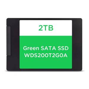 SSD สีเขียว รุ่น WDS200T2G0A ความจุ 2TB ขนาด 2.5 นิ้ว ความหนา 7 มม. SATA III 6Gb/s ความเร็วในการอ่านสูงสุด 545MB/s ความเร็วในการเขียน 465MB/s อุปกรณ์จัดเก็บข้อมูลภายใน - Product Image 1