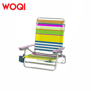 Woqi cho <span class=keywords><strong>Tommy</strong></span> <span class=keywords><strong>Bahama</strong></span> phong cách gấp ghế 600D với cấu hình thấp nhôm kim loại cho cắm trại bãi biển sử dụng ngoài trời - Product Image 3