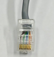Câble Ethernet blindé SFTP extérieur étanche pour installation d'ingénierie, câble LAN blindé 10 Gbit/s à paire torsadée pour usage extérieur