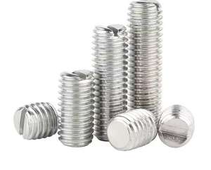 304 paslanmaz çelik tek yuvalı düz uçlu sabitleme vidası, oluklu başlı vida, makine vidası, üst vida - Product Image 4