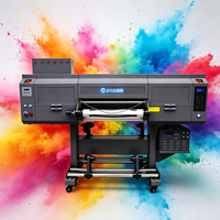 Harga Pabrik Printer UV DTF Flatbed ATUE 60cm Baru All-In-One dengan Head I3200, Mesin Cetak Stiker Tinta UV, Garansi 1 Tahun