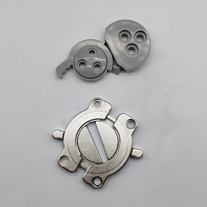 Conectores de Escritorio de Aleación de Zinc, Fijaciones Metálicas Plateadas Duraderas para Muebles de Oficina, Piezas de Unión de Diseño Moderno y Sencillo - Product Image 1