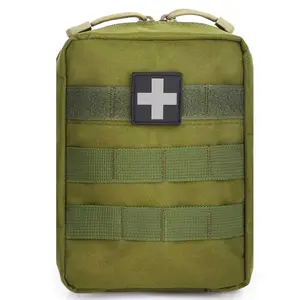 Hiking Traveling Durable Multi-functional Tactical Medical Pouch Molle First Aid Kit Bag Little Waterproof Pouches