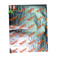 Papier d'emballage pour sandwich isolé imprimé sur mesure 15x16 Papier d'emballage pour sandwich en aluminium Papier d'emballage pour traiteur en gros Fabricant de papier d'emballage pour traiteur