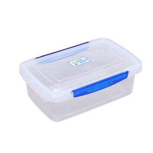 Tiết Kiệm Không Gian Nhựa Thực Phẩm Lưu Trữ Box Với Khóa Có Nắp Đậy Stackable Thiết Kế Lý Tưởng Cho Nhà Bếp Nhỏ Tủ Lạnh Lưu Trữ - Product Image 1