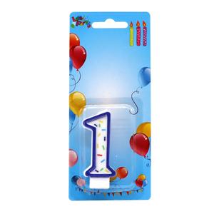Coloré 0-9 numéro confettis fantaisie anniversaire gâteau bougie joyeux anniversaire décoration pour enfants fêtes maison pâques Ramadan Diwali - Product Image 3