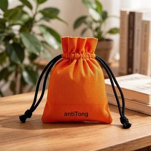 Reusable Wholesale <b>Small</b> Cotton Jewelry Pouch with Drawstring Custom Logo Luxury Dust <b>Bag</b> for Necklaces Rings & Gift Packaging - Product Image 1