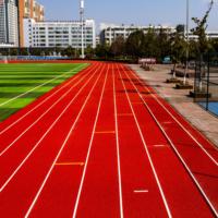 Piste d'athlétisme synthétique complète JRACE en PU pour stades et écoles