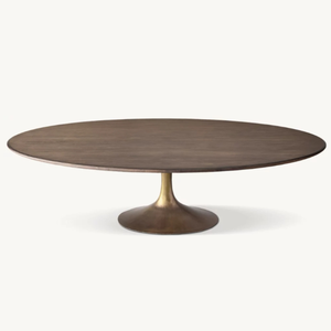 Muebles clásicos para restaurante Mesa ovalada mesa de comedor diseño <span class=keywords><strong>sense</strong></span> Villa Hotel Homestay se puede personalizar - Product Image 6