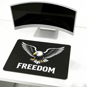 High Quality Custom Logo Print Black Mousepad Hot Sale Stock Item - Product Image 1