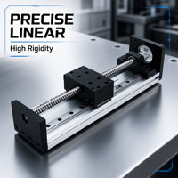 Table de translation linéaire à double rail de guidage GX80 avec vis à billes SFU1204 SFU1605 SFU1610, axe XYZ, moteur Nema 23 57 pour CNC