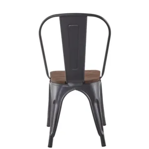 北欧餐椅意大利轻豪华靠背咖啡椅现代简约家居餐厅金属椅