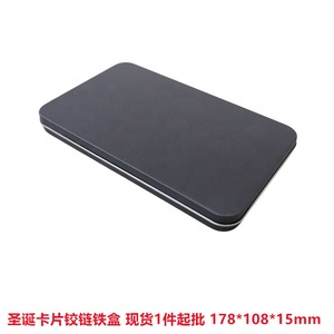 Scatola in Metallo Opaco Personalizzata con Coperchio a Cerniera per Carte, Caramelle, Cosmetici, Utensili <span class=keywords><strong>e</strong></span> Contenitore per Imballaggio - Product Image 3