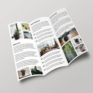 Brochures Publicitaires Personnalisées Haut de Gamme, Pliées, Manuels d'Utilisation en Papier, Livrets, Dépliants Trifold, Impression de Flyers - Product Image 5