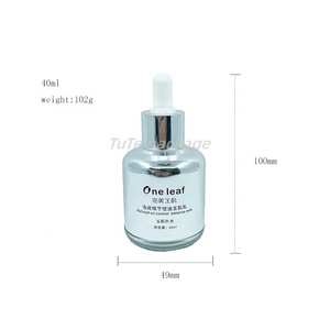 Chai thủy tinh chất lượng cao cho dầu tóc 50ml 20ml <span class=keywords><strong>10ml</strong></span> 100ml tùy chỉnh in màu Bao bì tinh dầu chăm sóc da cơ thể - Product Image 3